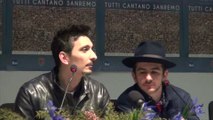 Festival di Sanremo: conferenza stampa di Fabrizio Biggio e Francesco Mandelli