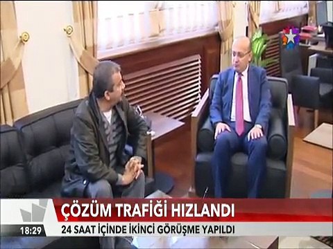 Çözüm sürecinde trafik hızlandı Davutoğlu Silahların bırakılmasını bekliyoruz