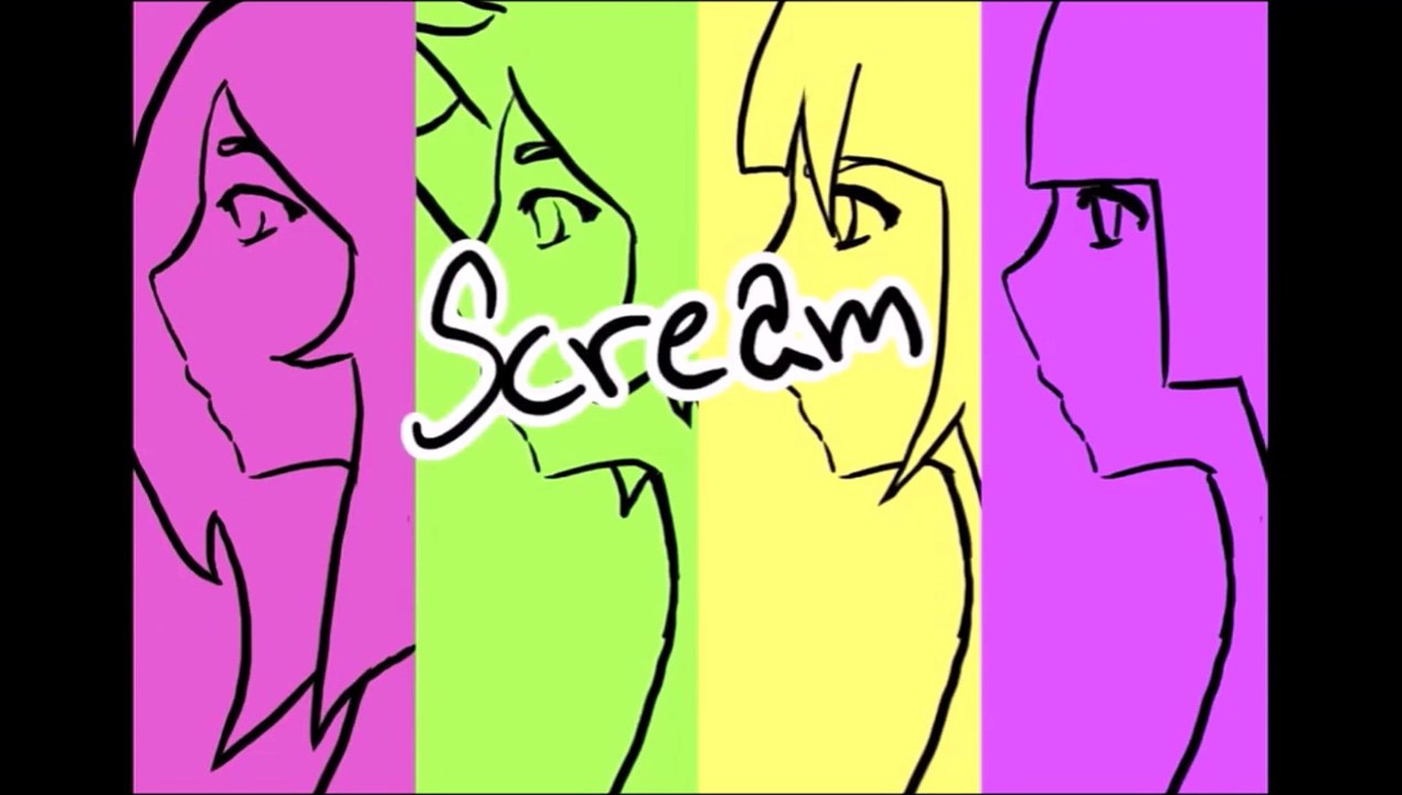 2ne1 - Scream - 10th grade, animation project