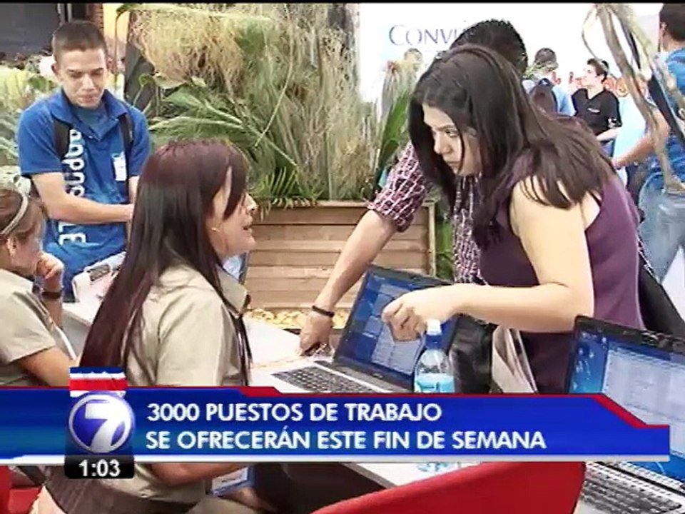 Tres mil puestos de trabajo se ofrecen en Expo Empleo este fin de semana