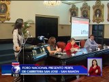 Foro Nacional presentó un proyecto preliminar para construcción de carretera a San Ramón