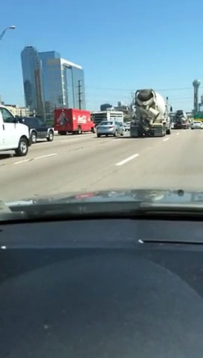 Cement Truck Gone Wild