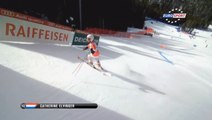 Ski: Catherine Elvinger s'élance puis s'arrête