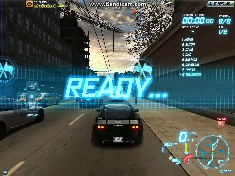 Kempton Docks Mazda RX7 under limit