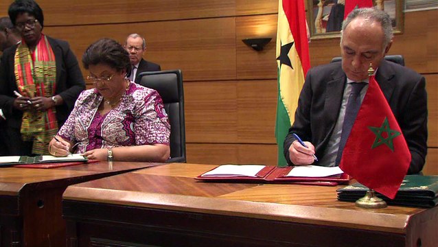 افتتاح أشغال الدورة الأولى للجنة المشتركة المغربية - الغانية بالرباط