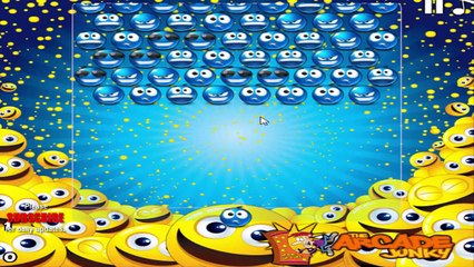 jeux pour enfants - Bubble smiley jeux de match de tir