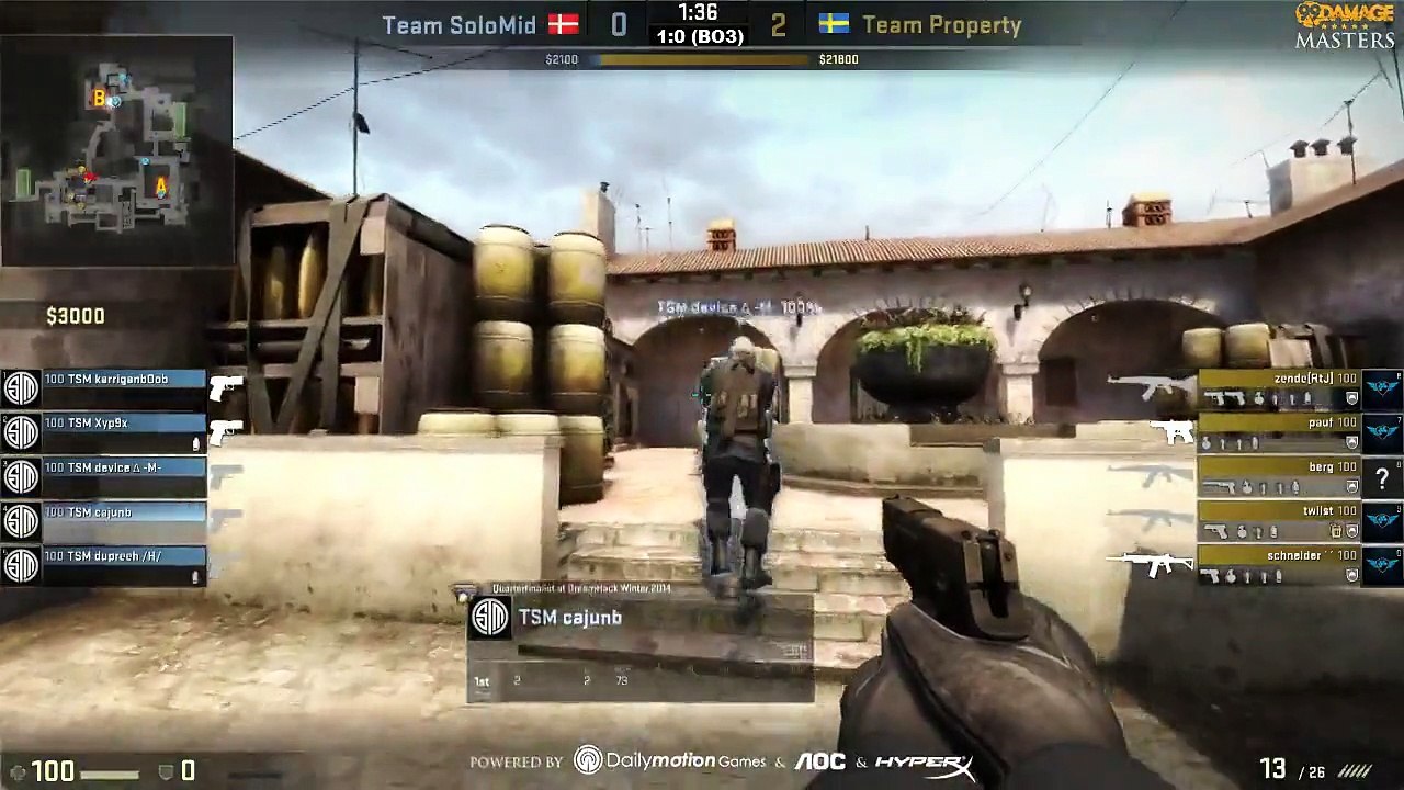 TSM vs. Property | Finale, 99DAMAGE Masters | (de_inferno) Map 2