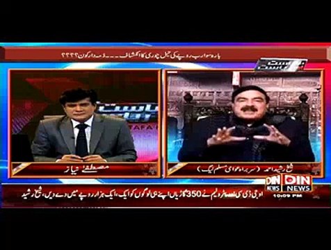 Sheikh Rasheed In Siyasat Aur Riyasat – 12th February 2015 On Din News