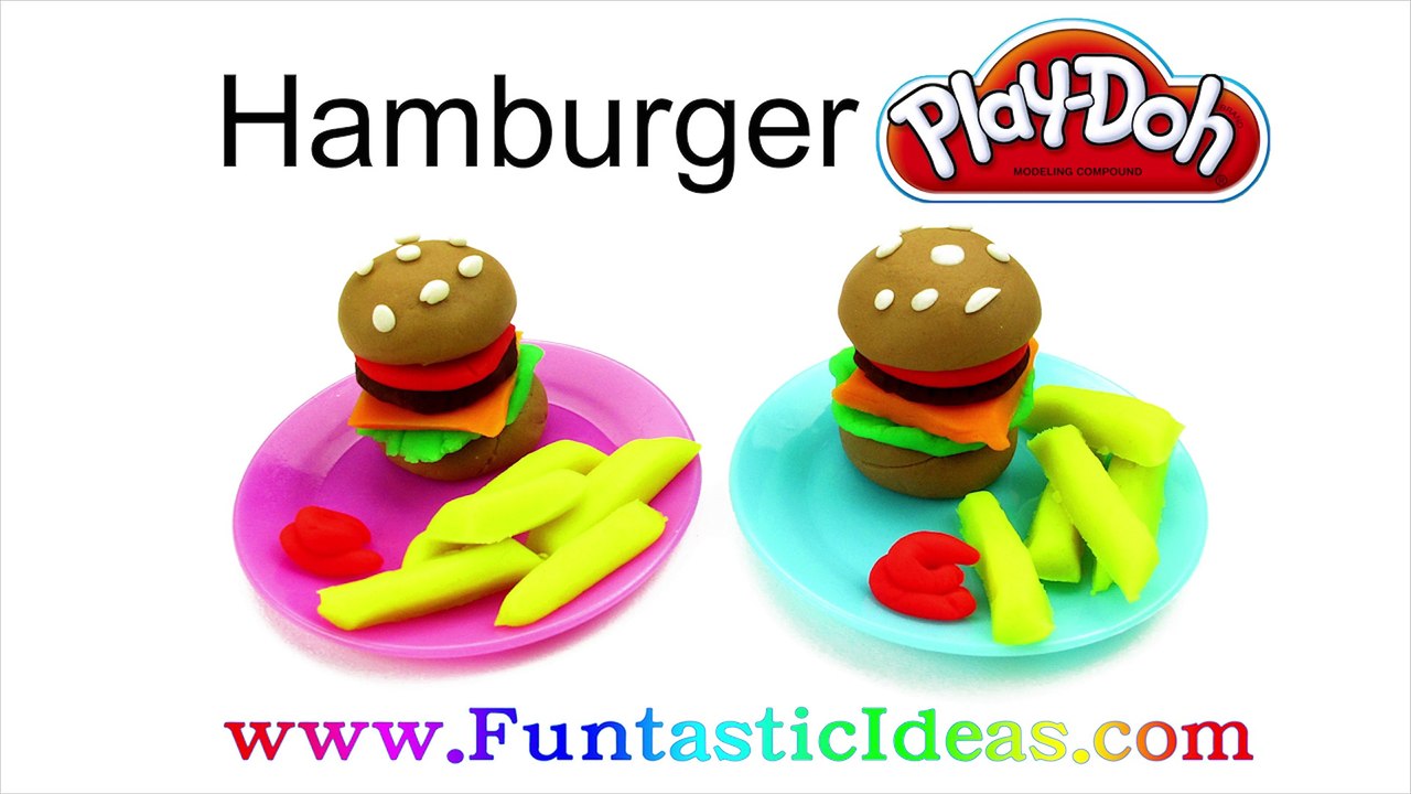 Play Doh Hamburger - How to
