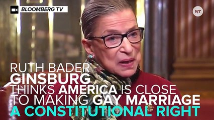 Notorious RBG Says We're Close To Accepting Same-Sex Marriage