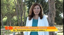 Dª. María Auxiliadora Marciano Almansa.introduces summer Speech course