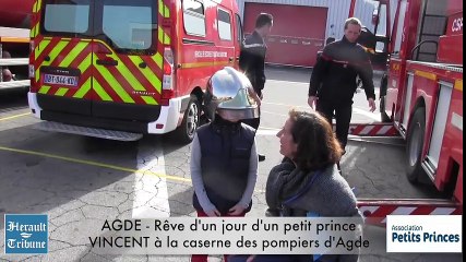 AGDE - 2015 - VINCENT: LE REVE D'UN JOUR D'UN  PETIT PRINCE AGATHOIS