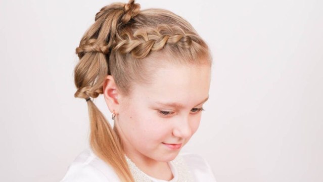 Детская прическа Колокольчик . Children's hairstyle