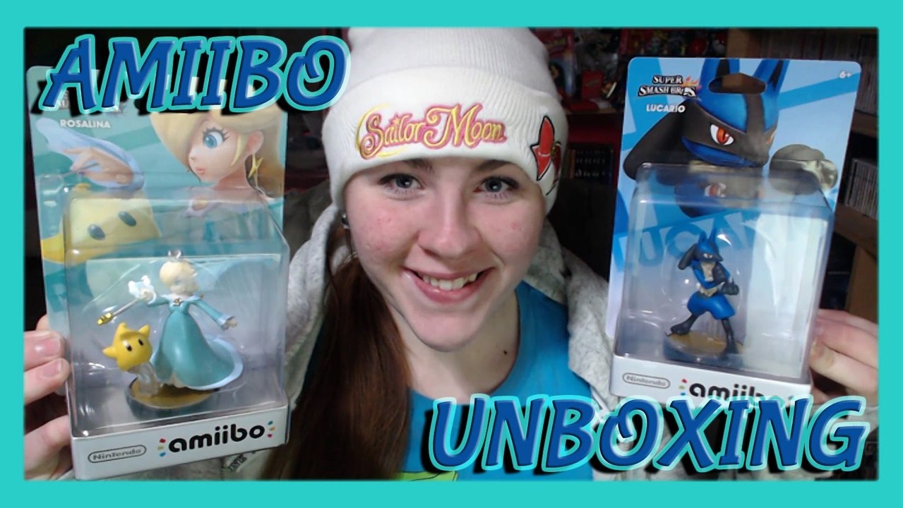LUCARIO & ROSALINA AMIIBO UNBOXING
