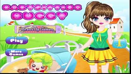 Baby sitter dress up and buggy decoration game