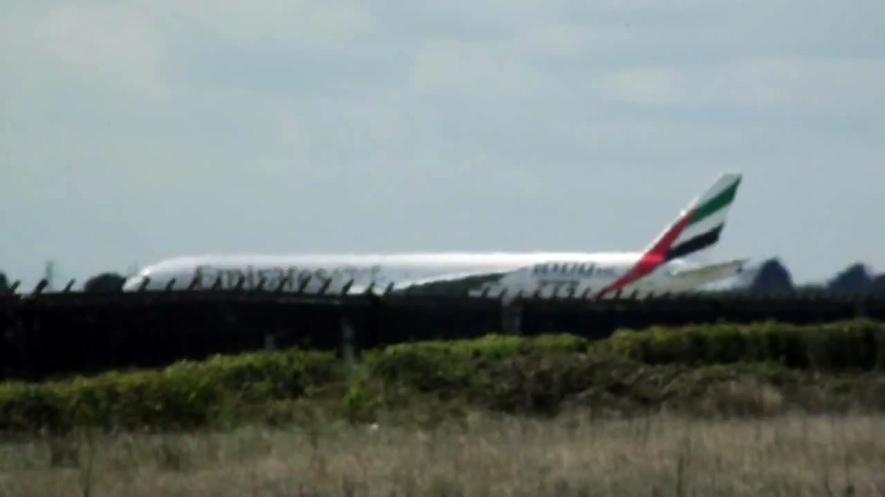 Emirates Airlines Boeing 777-300ER (A6-EGO)   Departing From Dublin International Airport Ireland