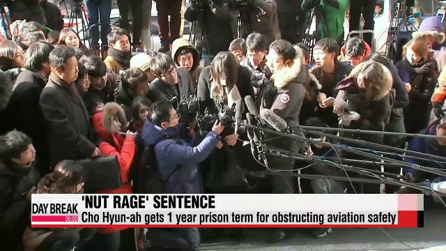 Former Korean Air executive sentenced to one year in jail over 'nut rage' incident