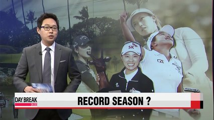 Koreans look to break LPGA season win record