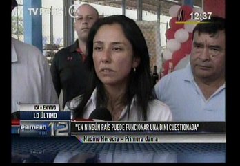 Nadine Heredia ve trasfondo “politiquero” en intento de censura a Jara