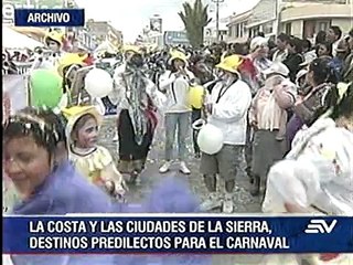 Más de 1'155.000 turistas se movilizarán en el feriado de Carnaval