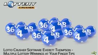 DatSyn News - Lotto Crusher Software Everett Thompson - Multiple Lottery Winnings