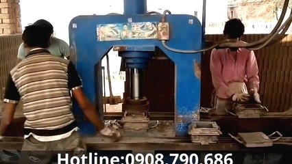 Máy ép Gạch Block vỉa hè Thủy lực Hitech500