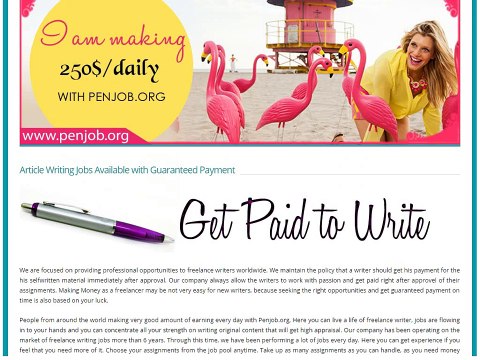 Online Article Writing Jobs without investment (penjob.org)