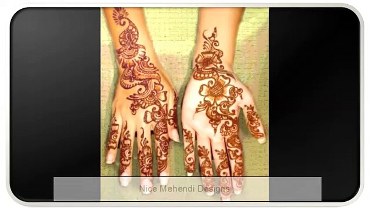 Nice Mehendi Designs