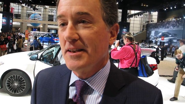 Optimistic Jeff Bracken, Lexus Group VP & GM at the 2015 Chicago Auto Show Bob Giles NewCarNews.TV