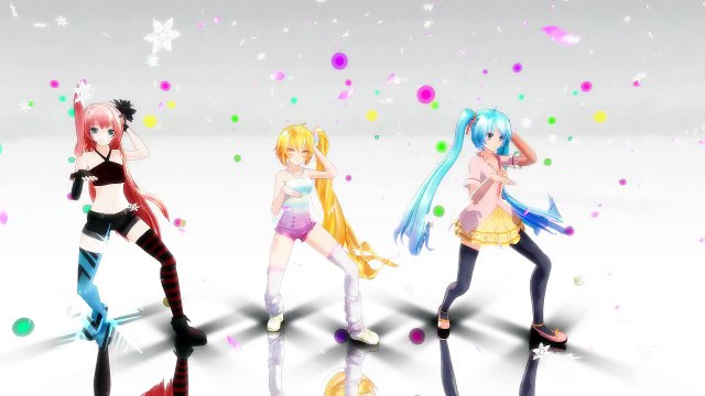 MMD Mr Music Megpoid Gumi Kagamine Rin Len Hatsune Miku Akita Neru Megurine Luka