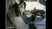 Thieves ram-raid jewellery store and slip on floor