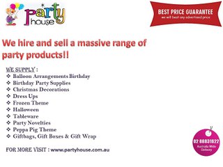 Online Party Supplies - Party House