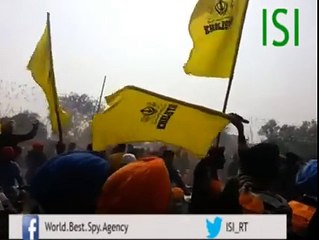 ISI - Youth of Akali dal Amritsar chanting Khalistan zindabad