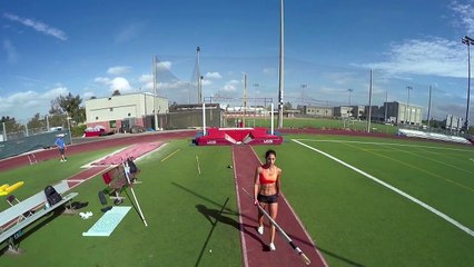 Saut à la perche en GoPro avec Allison Stokke