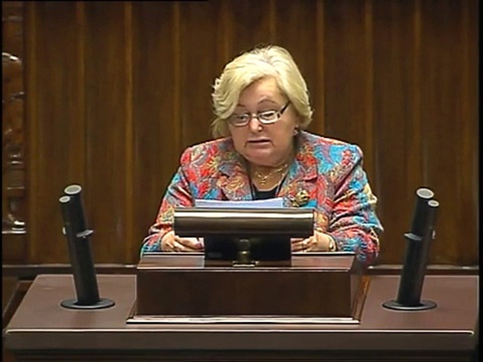 Poseł Maria Nowak - Oświadczenie z dnia 05 lutego 2015 roku.