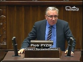 Poseł Piotr Pyzik - Wystąpienie z dnia 05 lutego 2015 roku.