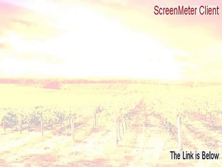 ScreenMeter Client Crack - Instant Download