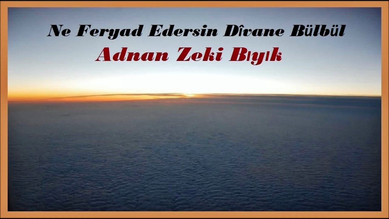 Ne Feryad Edersin Divane Bülbül-Adnan Zeki Bıyık
