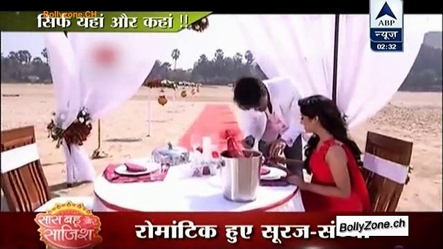 Suraj Ka Sandhya Ko Valentine Day Surprise!! - Diya Aur Baati Hum - 13th Feb 2015
