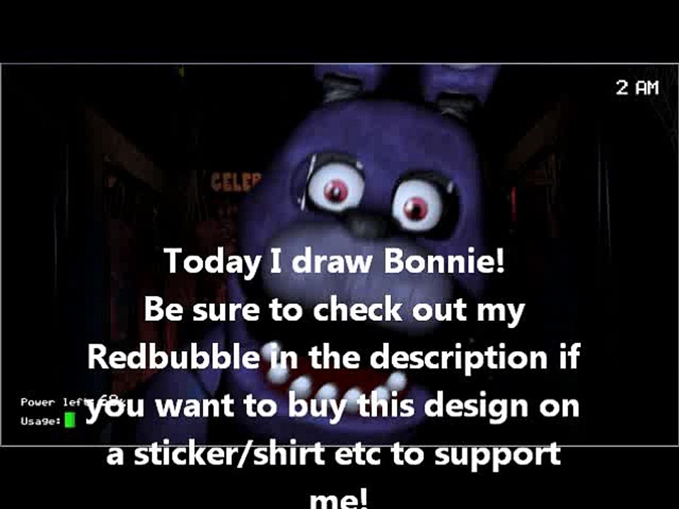 FIVE NIGHTS AT FREDDY'S  BONNIE SPEEDPAINT (Des...