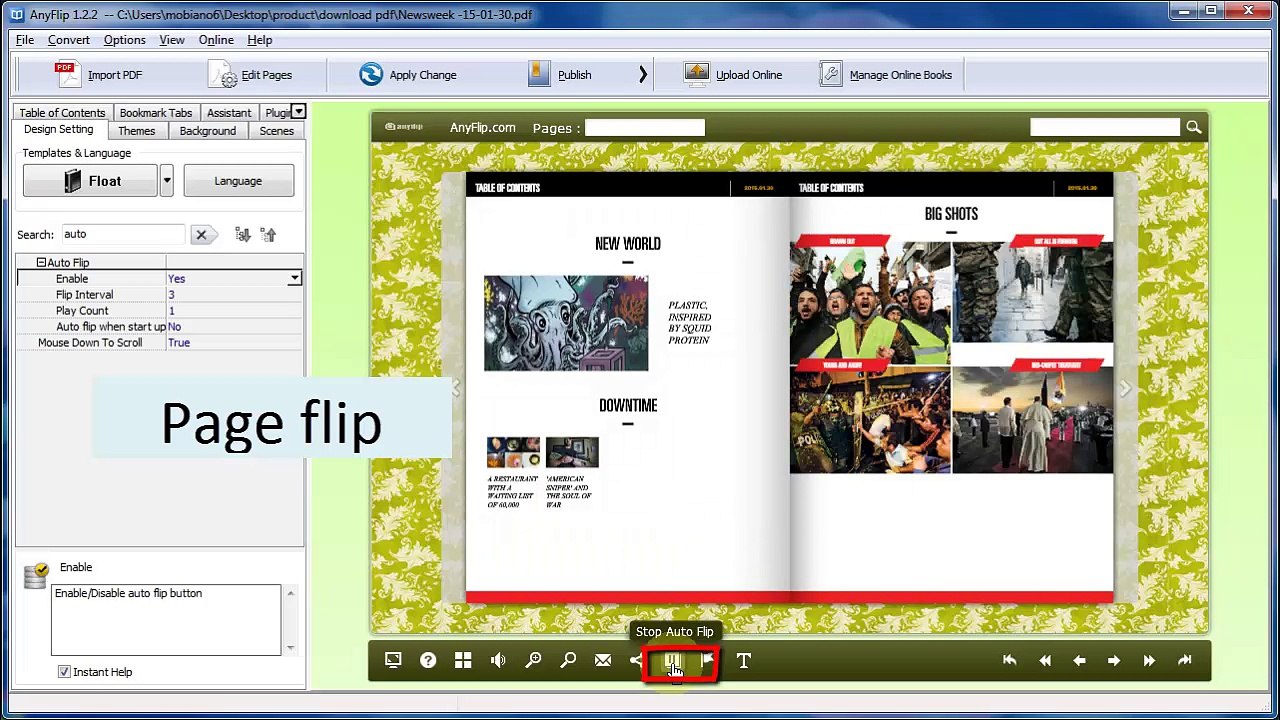 Create wonderful magazine reading experience with interactive magazine creator