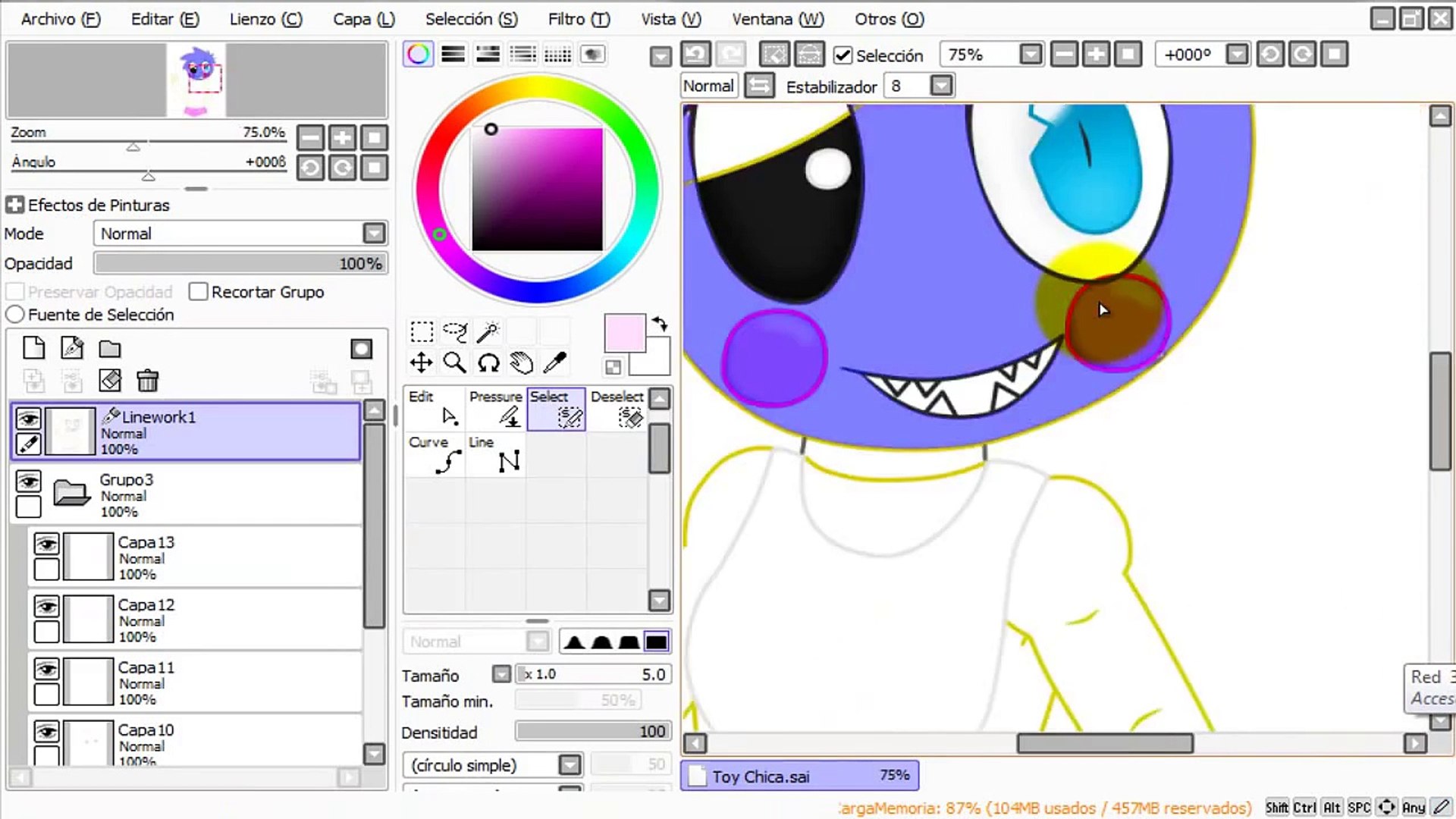 ⁣Speedpaint   Toy Chica - Five Nights at Freddy's 2