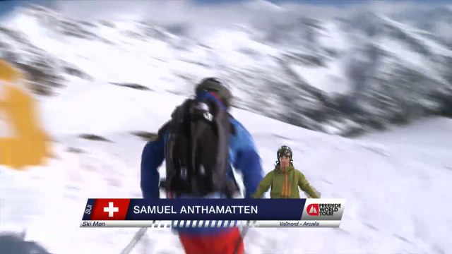 Run of Anthamatten Samuel (SUI) - Swatch Freeride World Tour 2015 in Vallnord Arcalis (AND) By The North Face