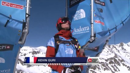 Run of Guri Kevin (FRA) - Swatch Freeride World Tour 2015 in Vallnord Arcalis (AND) By The North Face