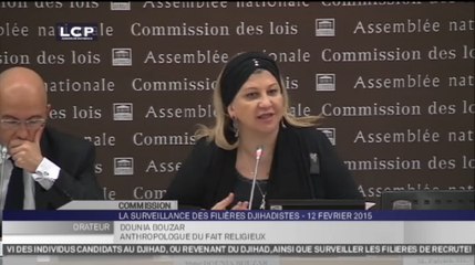 TRAVAUX ASSEMBLEE 14E LEGISLATURE : Audition en commission sur la surveillance des individus et filières djihadistes.