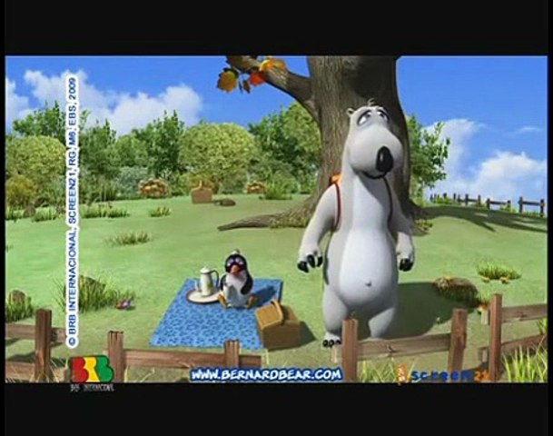 Bernard bear saving EVa salvando a EVA carton 2015
