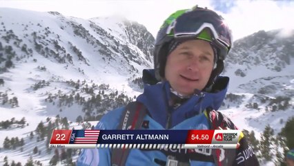 Run of Altmann Garrett (USA) - Swatch Freeride World Tour 2015 in Vallnord Arcalis (AND) By The North Face