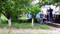 Russia's responsibilities on war crimes - 20140602 - Luhansk - Luhansk City - Seperatists using civilian building for military objectives