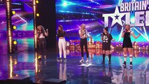 Brand new girl band SweetChix with Back To Black Britains Got Talent 2014