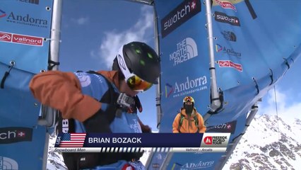 Run of Bozack Brian (USA) - Swatch Freeride World Tour 2015 in Vallnord Arcalis (AND) By The North Face